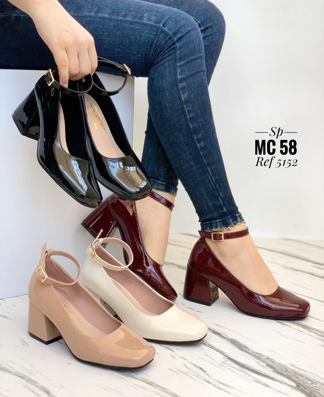 Tacones Sintético