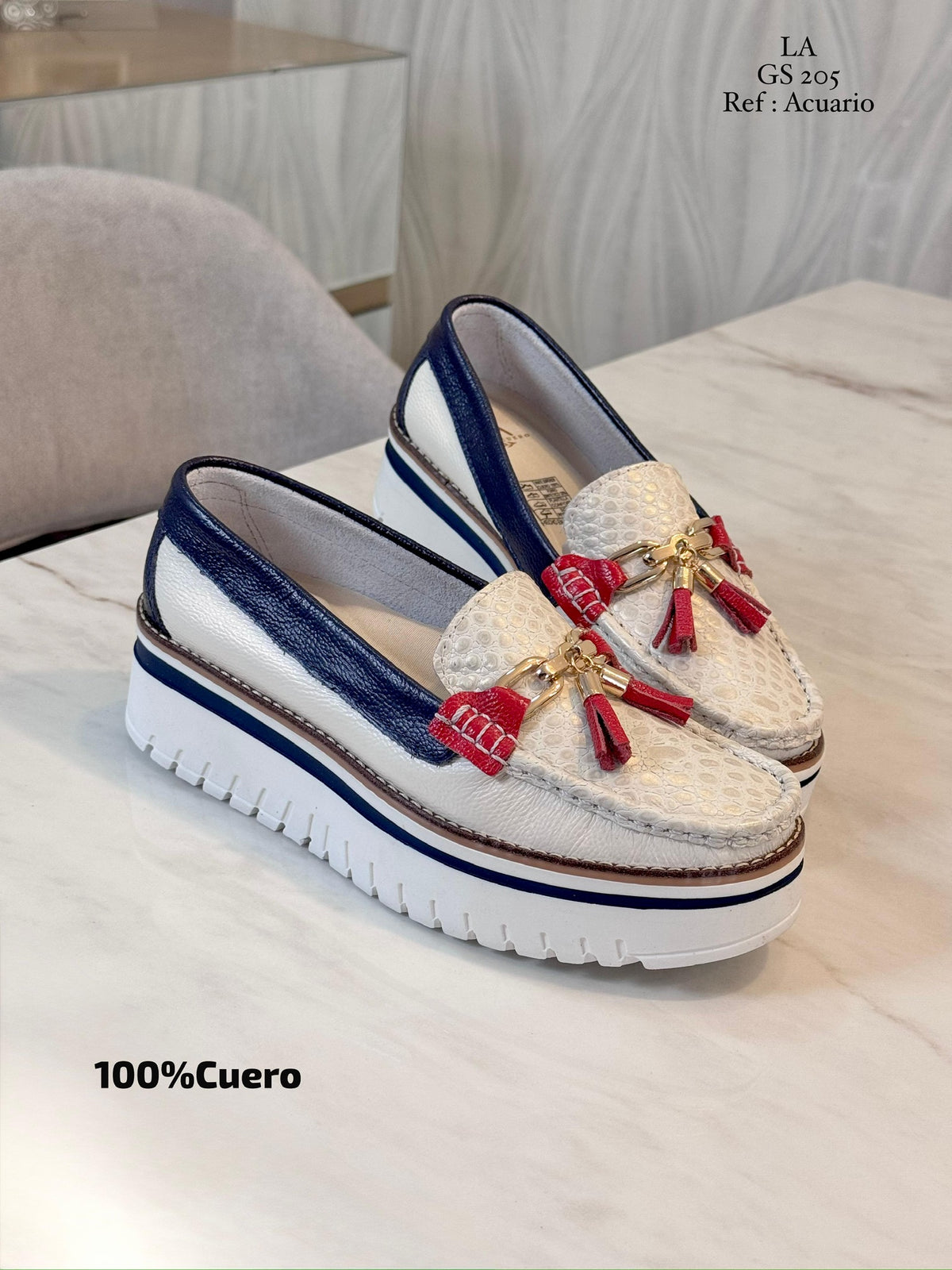 Cuero Mocasines