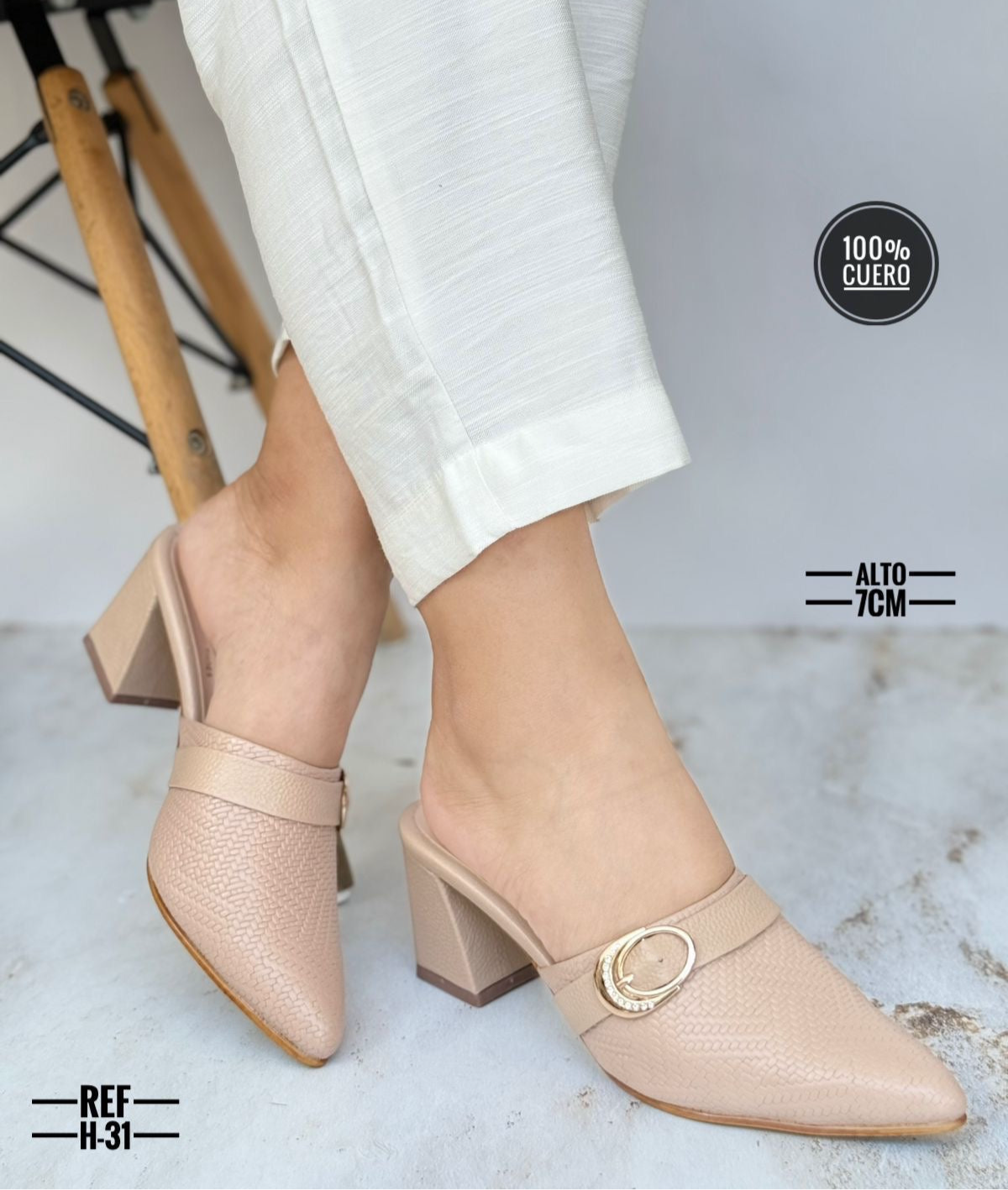 Tacón Cuero