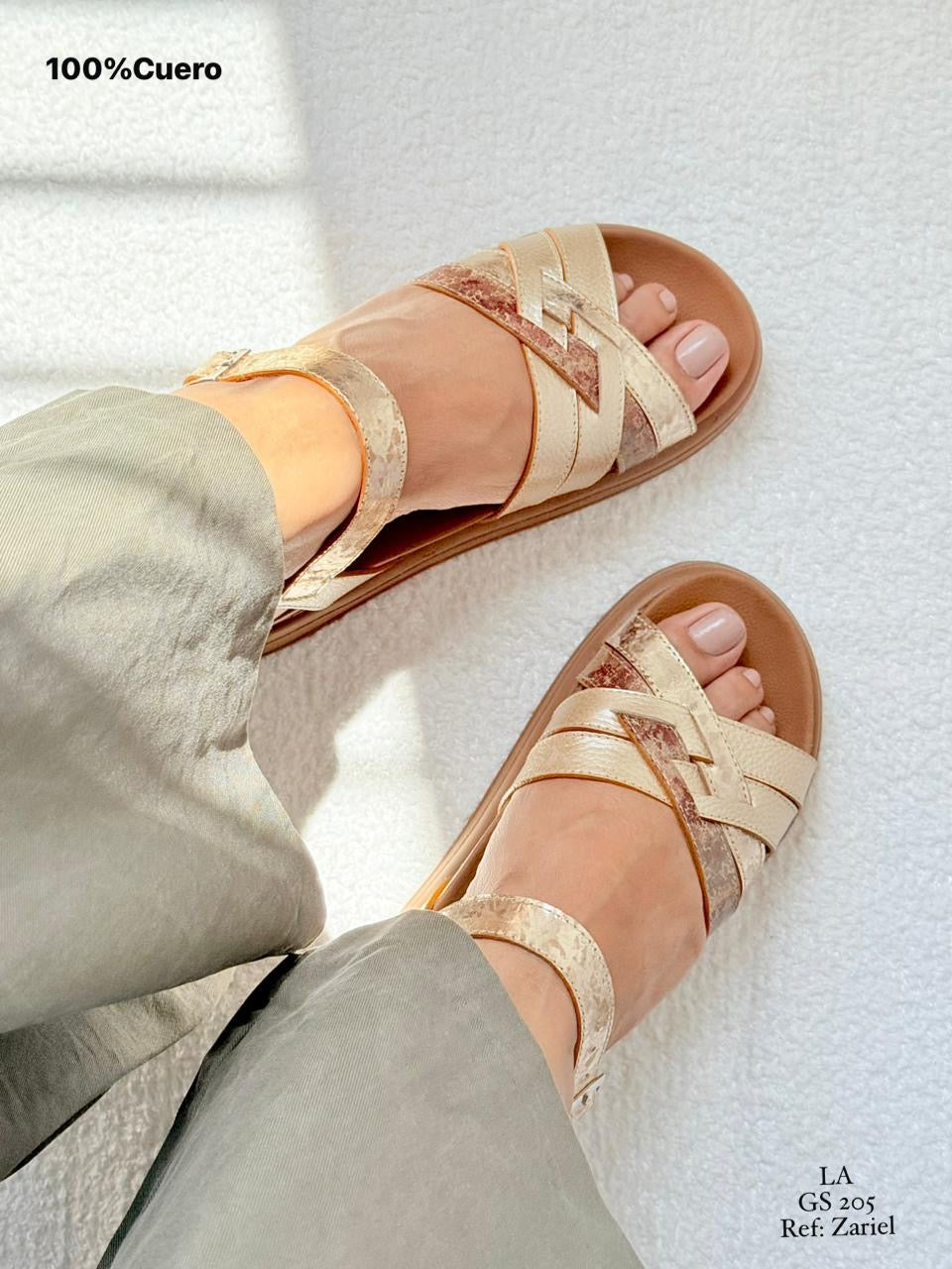 Sandalia Cuero