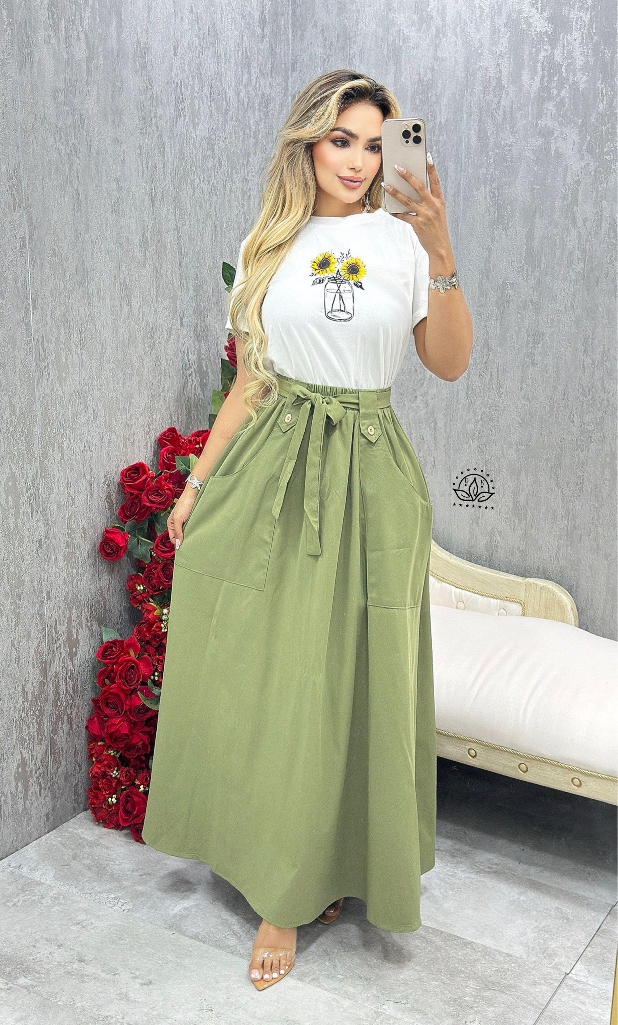 Falda Larga