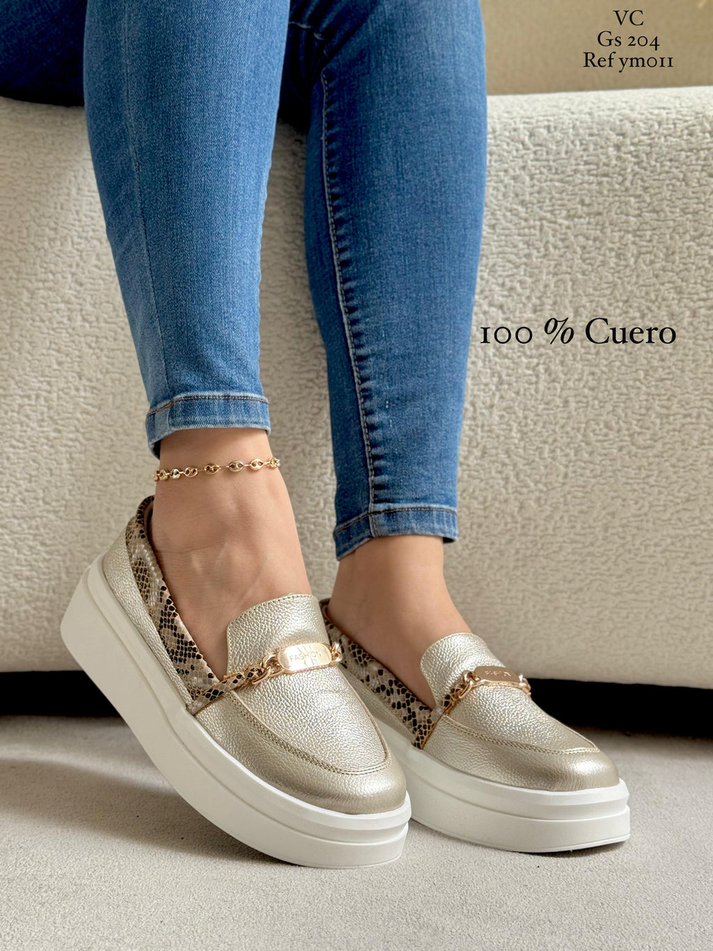 Mocasin Cuero