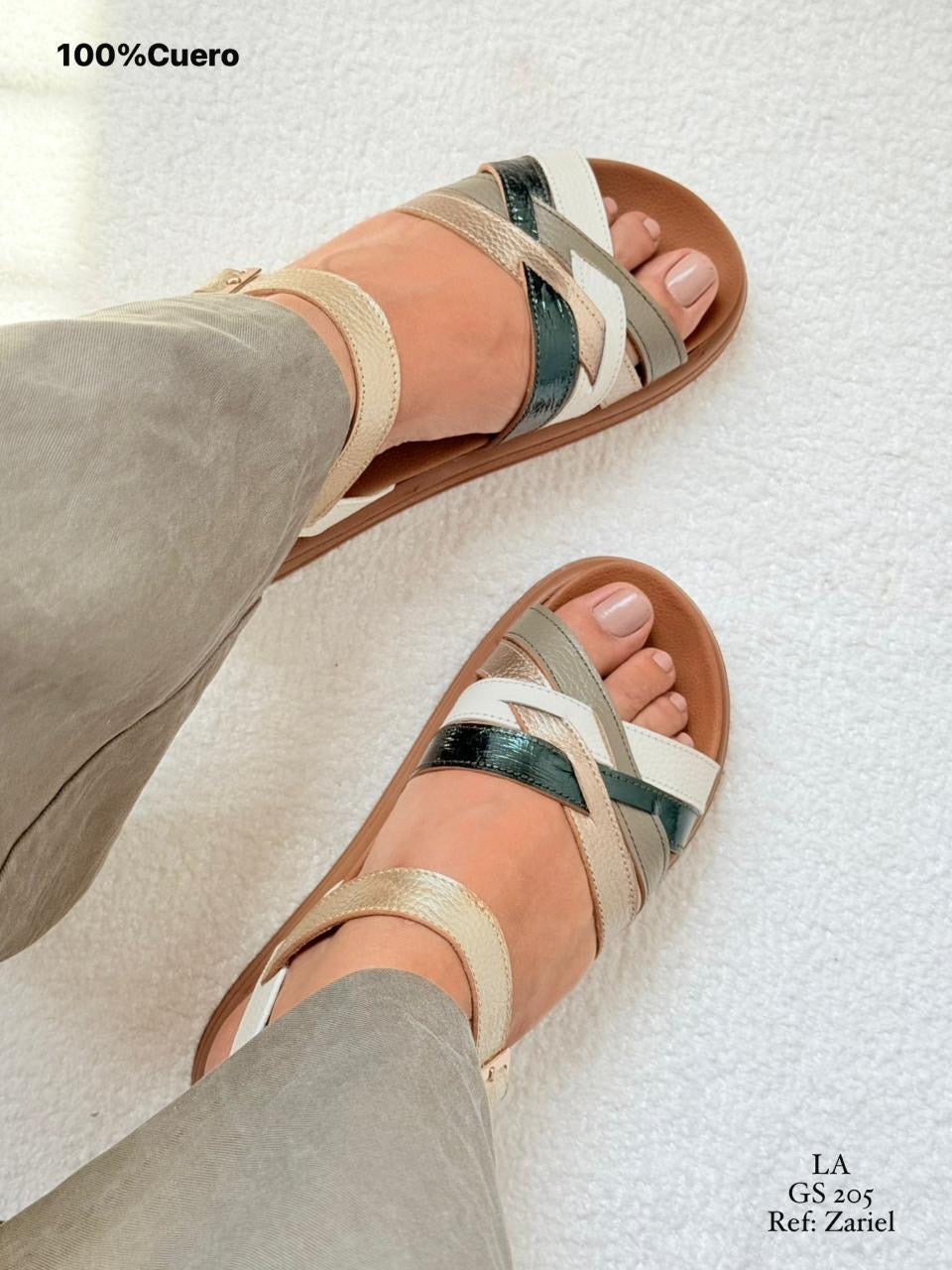 Sandalia Cuero