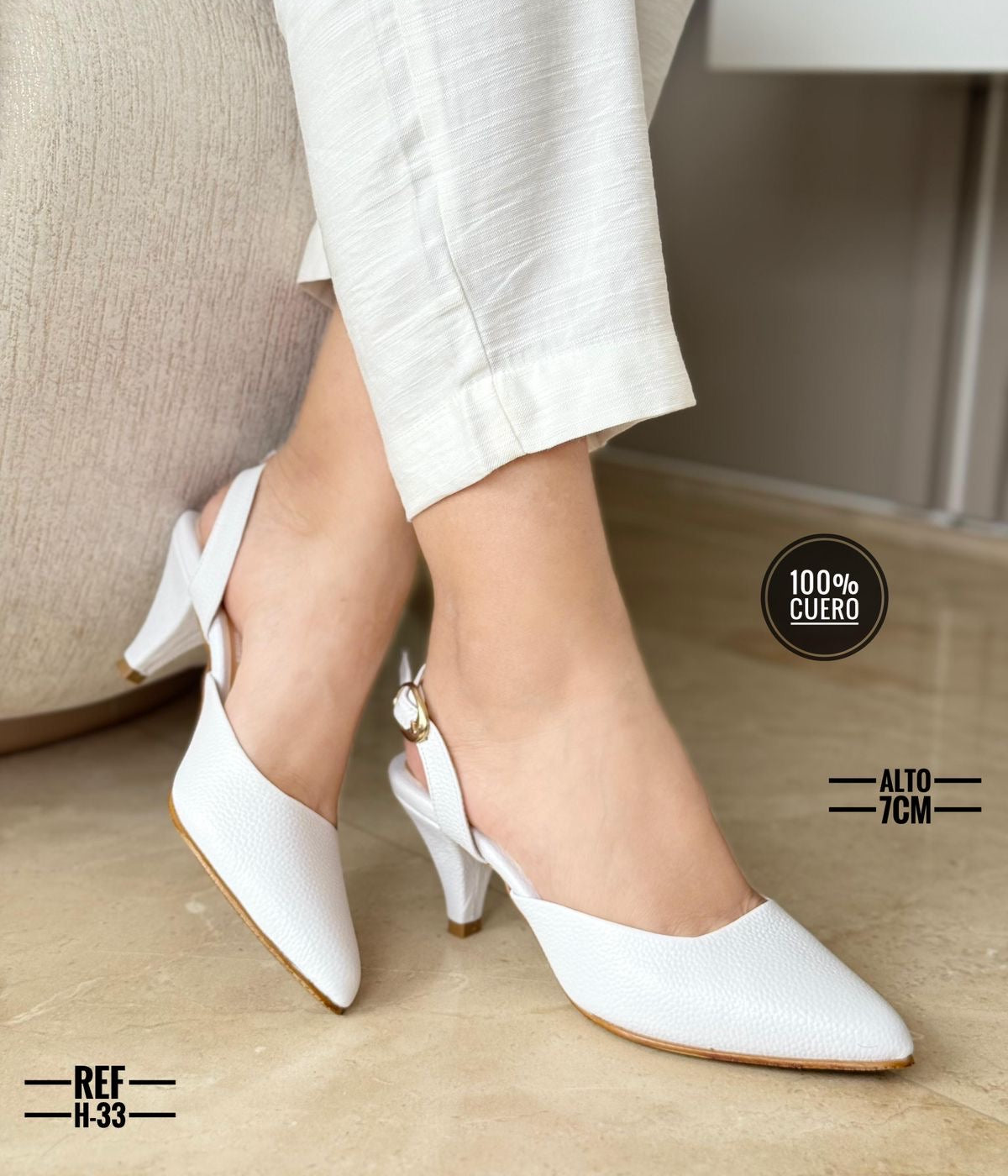 Tacón Cuero