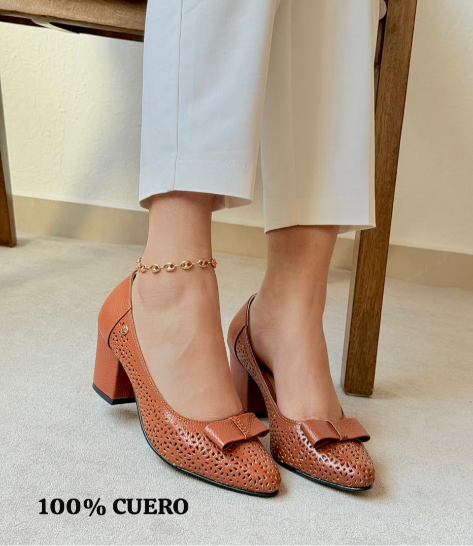 Tacón Cuero