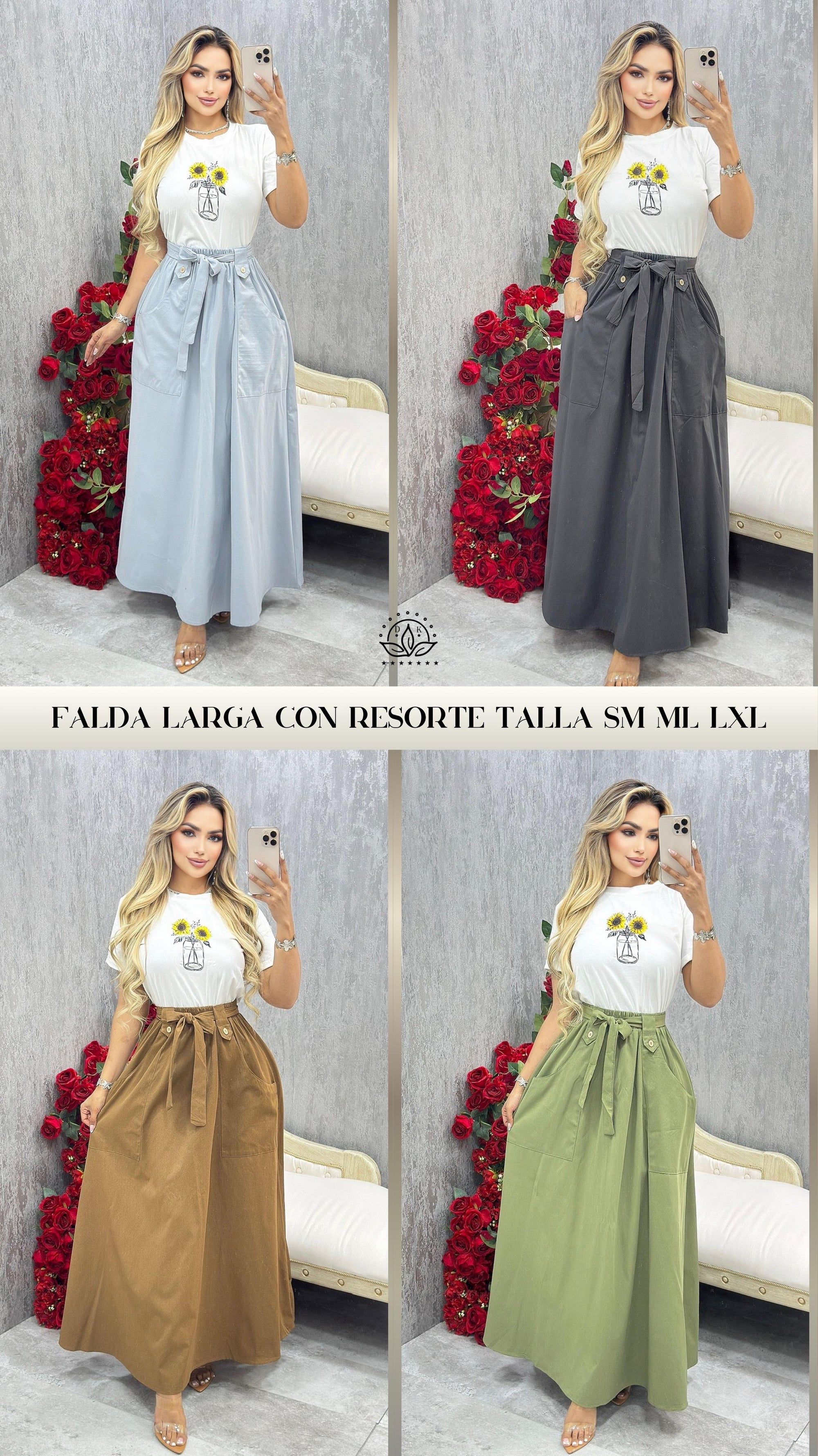 Falda Larga