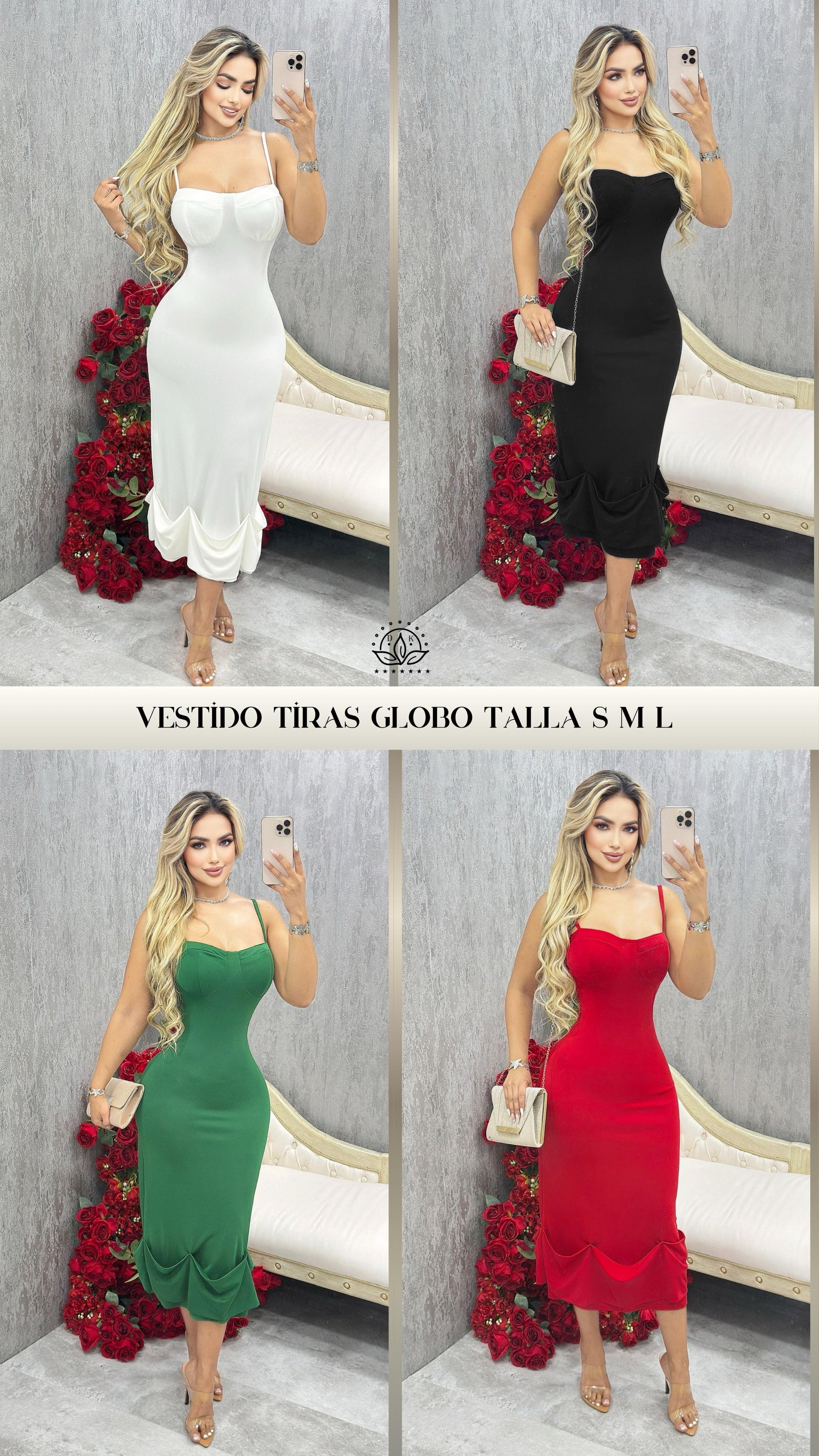 Vestido 3/4