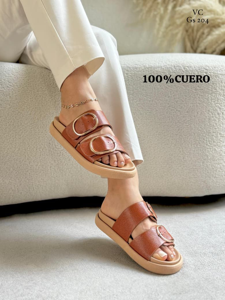 Sandalia Cuero