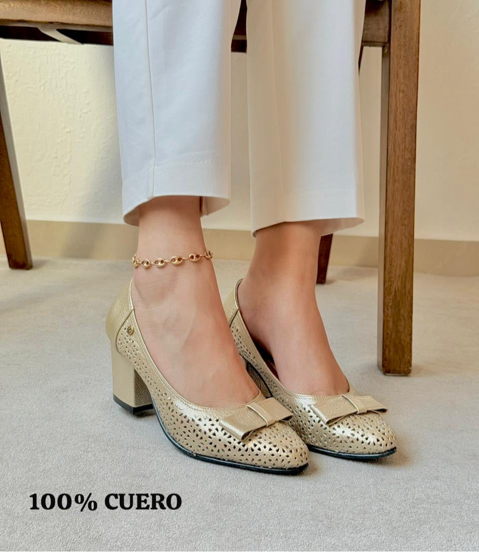 Tacón Cuero