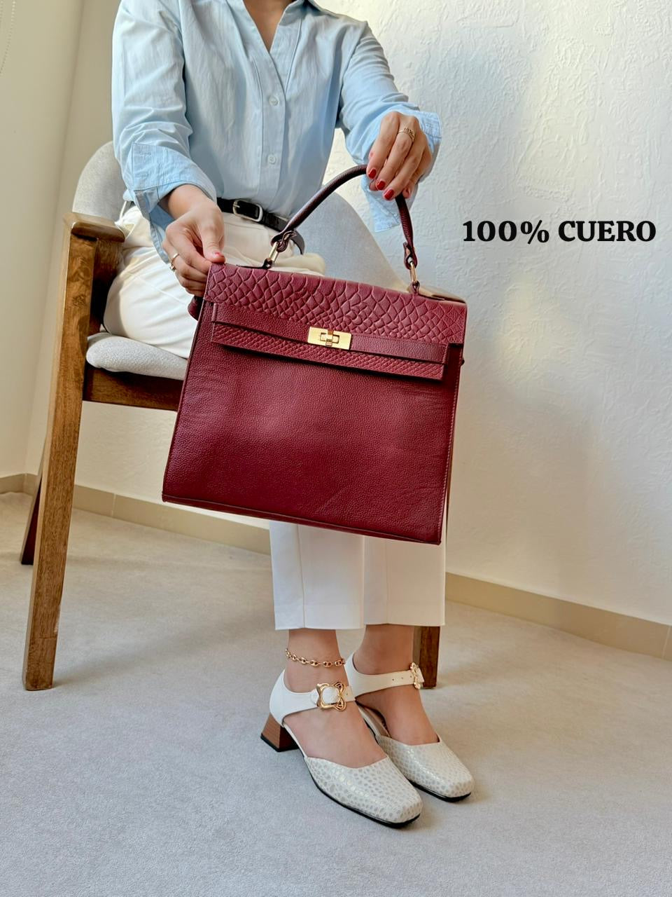 Cartera de cuero