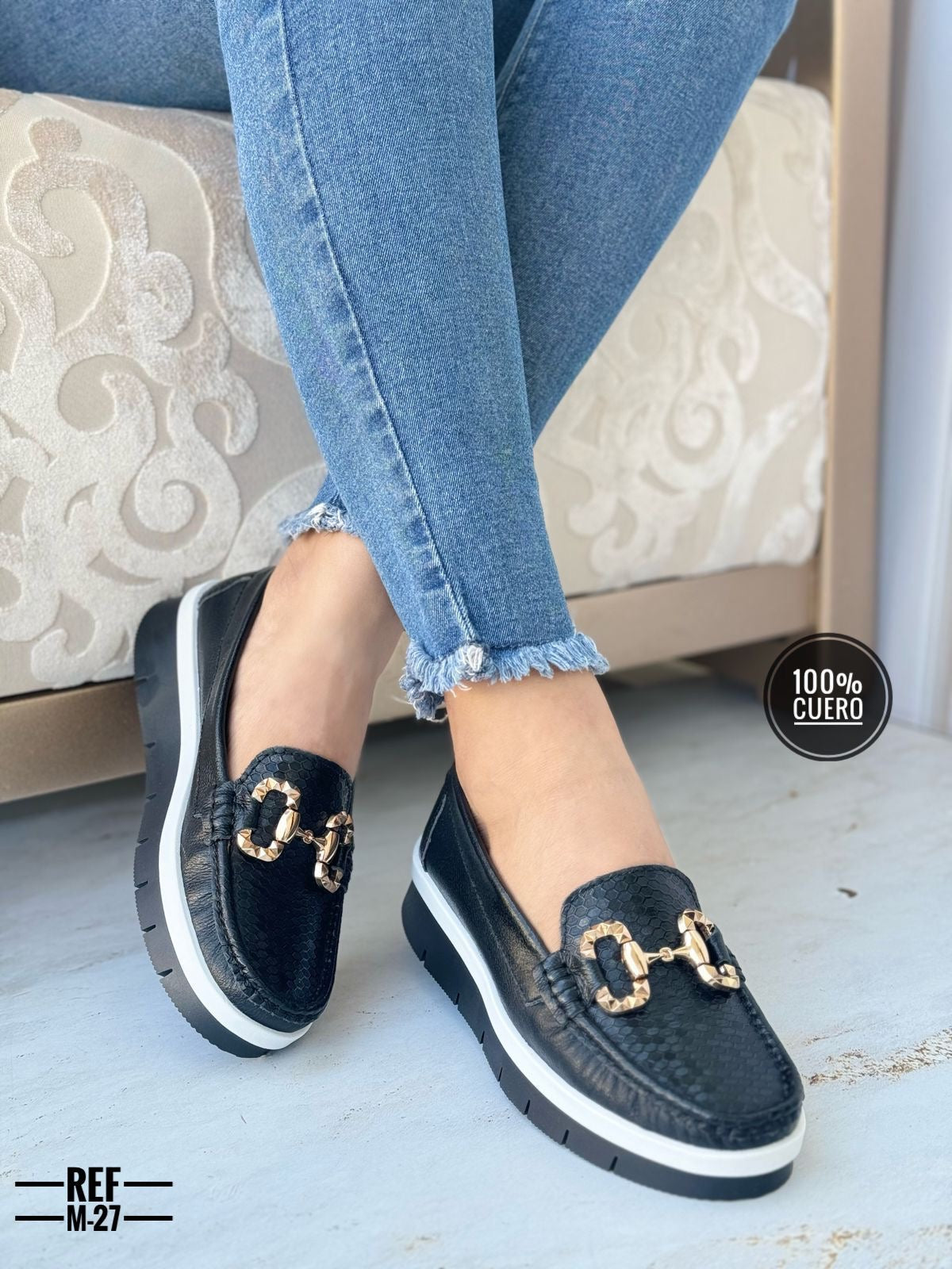 Mocasin Cuero