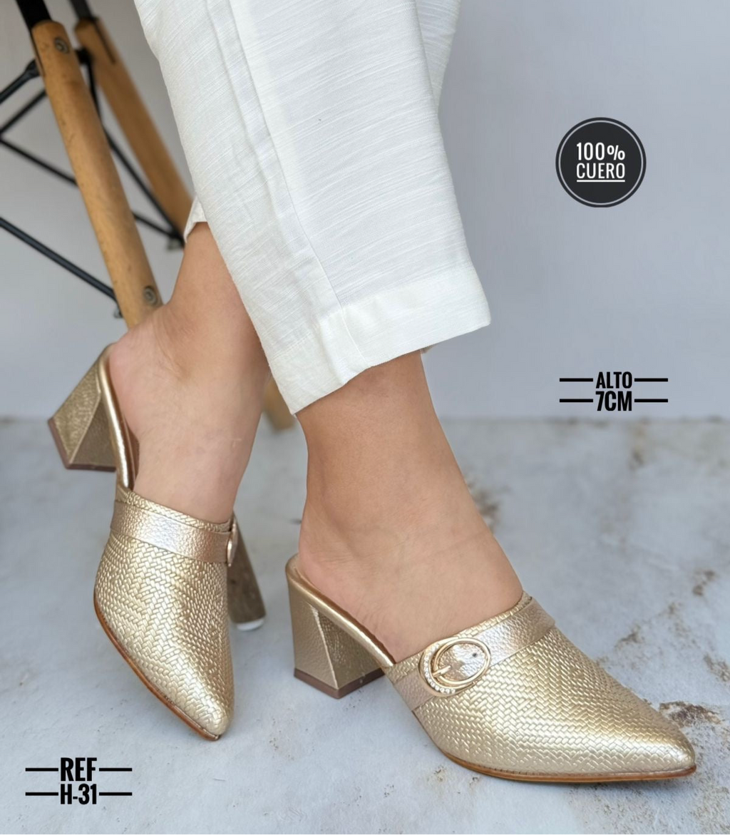 Tacón Cuero