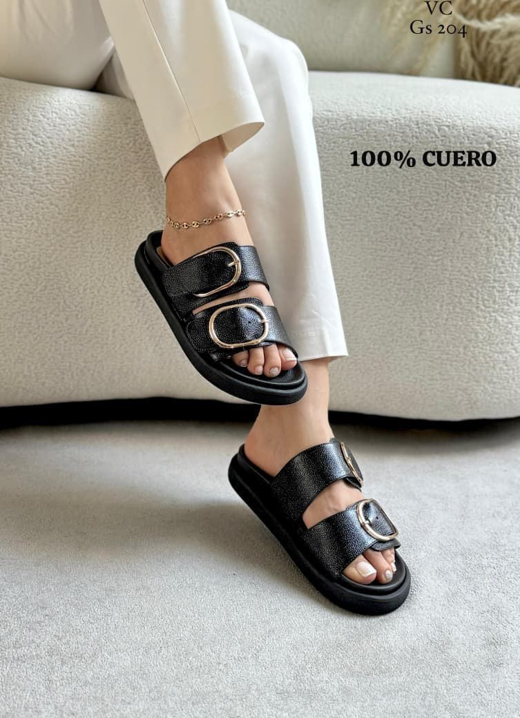 Sandalia Cuero