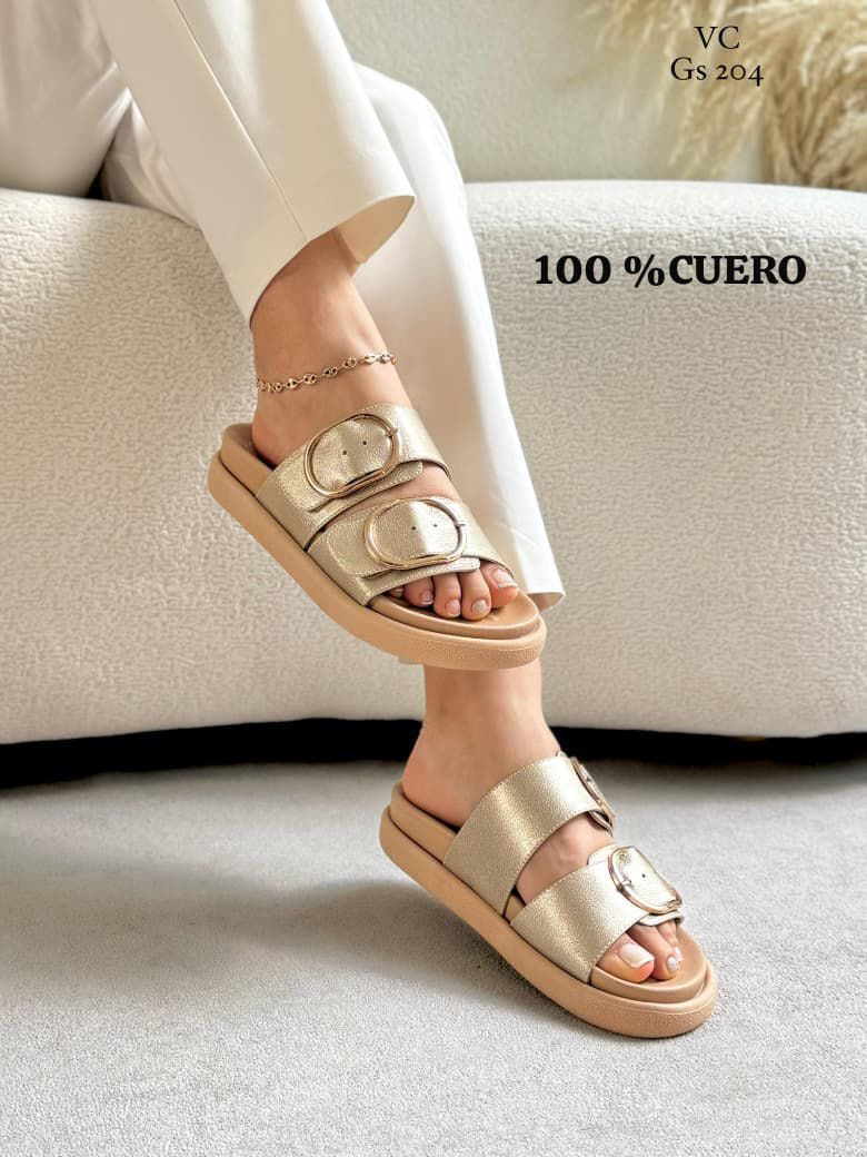 Sandalia Cuero