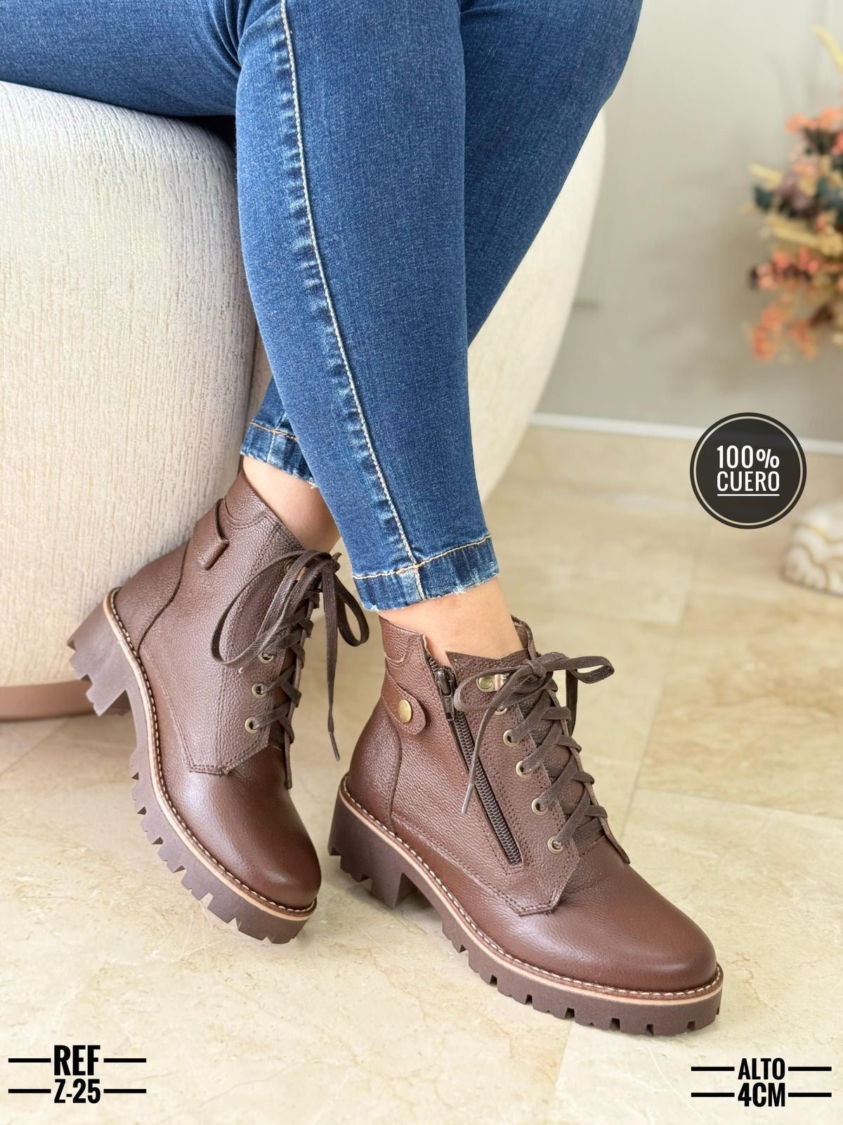 Bota de Cuero