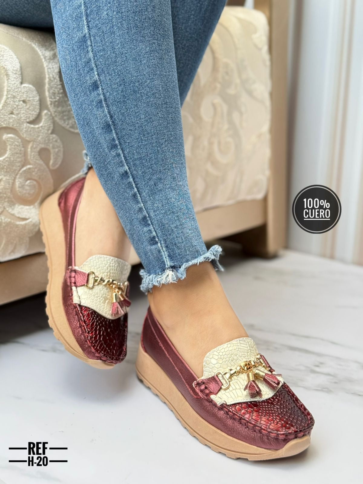 Mocasin Cuero