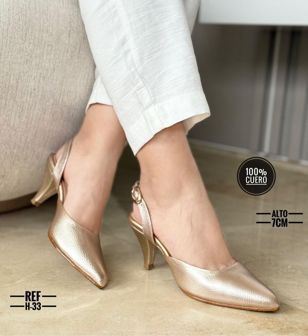 Tacón Cuero